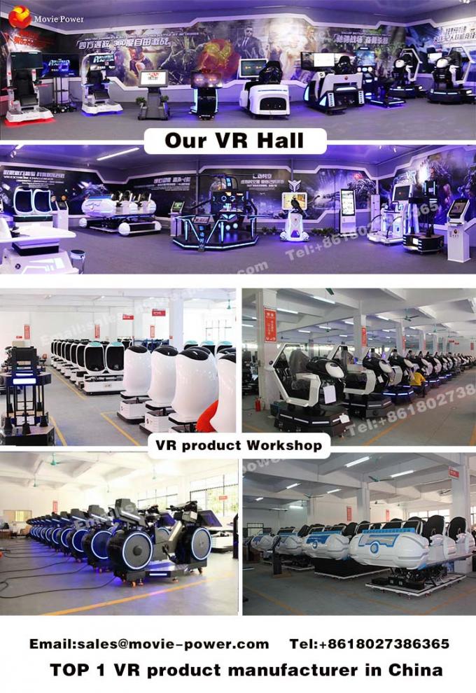La condizione con diversi giocatori sull'arena di 9D VR ha frequentato la macchina del gioco della piattaforma della Camera/simulatore di realtà virtuale 5