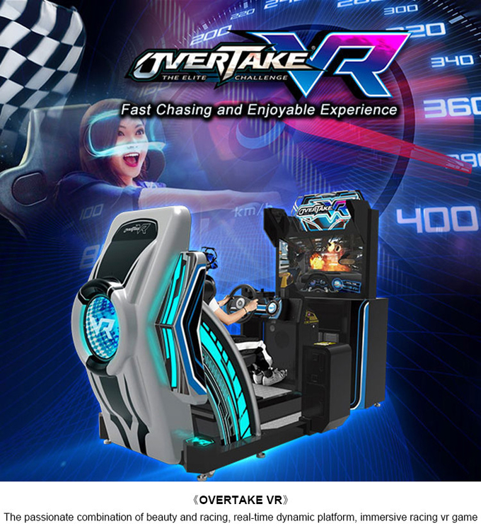 9d Vr Game Machine Simulatore di corse di auto per il parco a tema di realtà virtuale 0