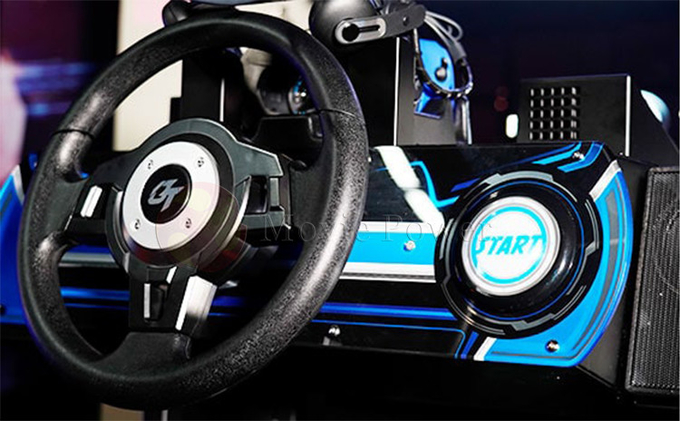 9d Vr Game Machine Simulatore di corse di auto per il parco a tema di realtà virtuale 5