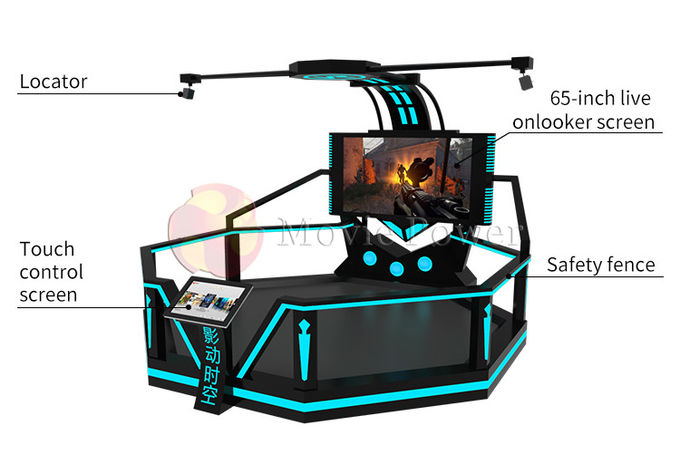 Parco a tema Walker Simulator libero del cinema di realtà virtuale del parco di divertimenti 9D VR 0